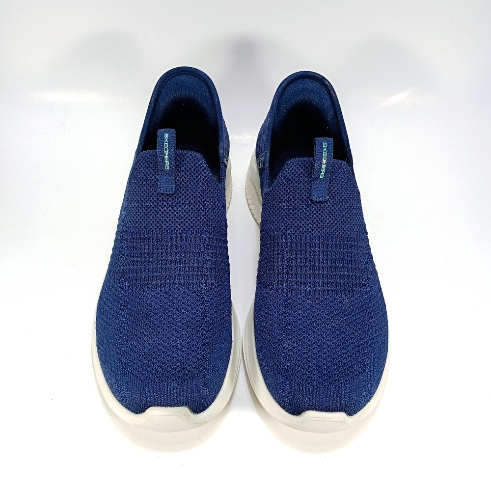 Skechers Slip Ins Ultra Flex 3.0 Smooth Step Womens 6 Navy Blue Sneakers - Picture 6 of 10